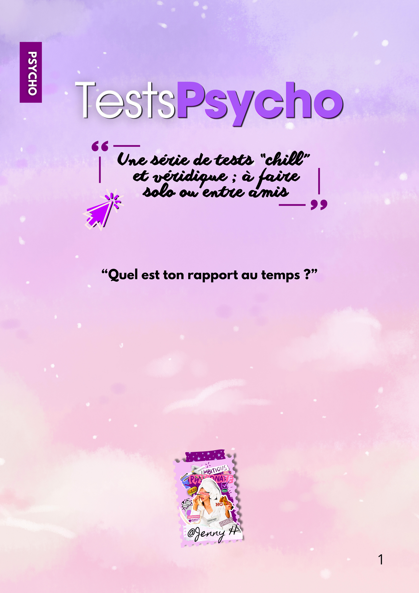 Test Psycho – Quel est ton rapport au temps ? ✨
