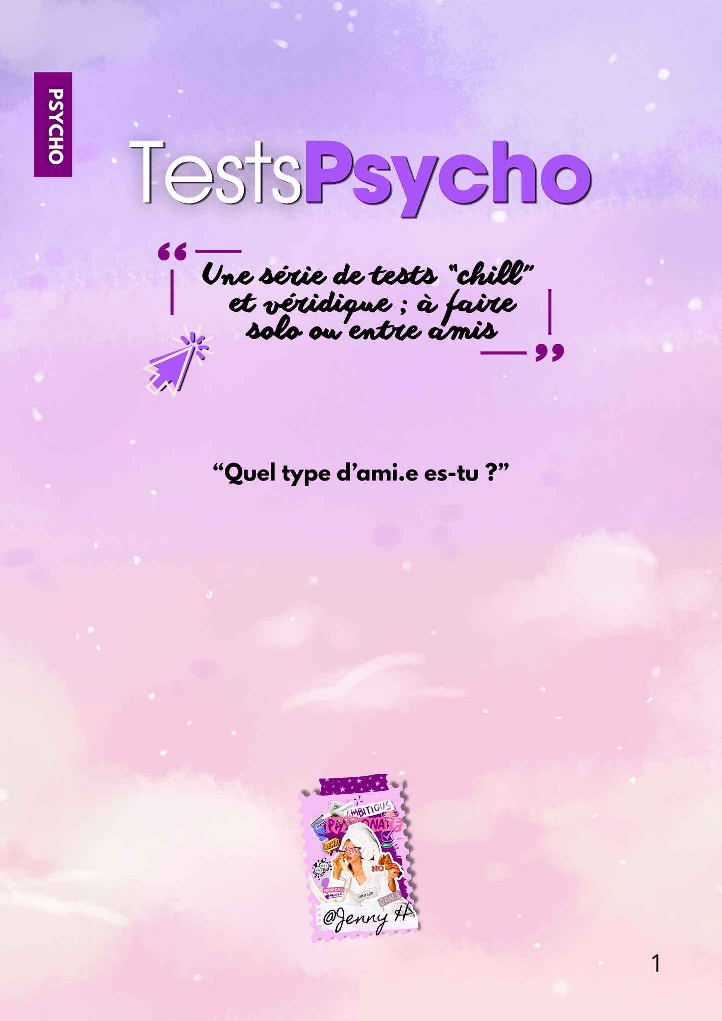 Test Psycho – Quel type d'ami.e es-tu ? ✨