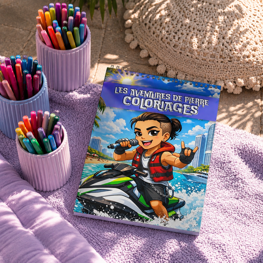 Pierre Garnier Coloring Book – 20 Illustrations to Color 🎨✨