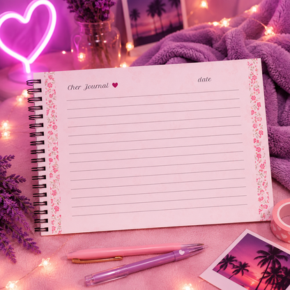 Mon Journal de Bord – 1 page par jour 📖