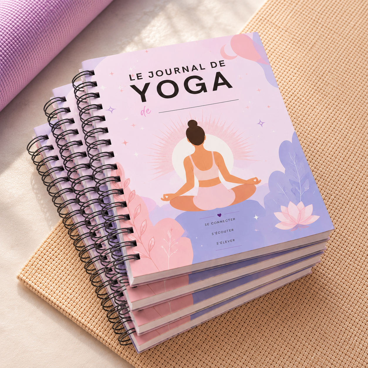 Carnet de Yoga – Mon Suivi Bien-Être & Progression 🧘‍♀️