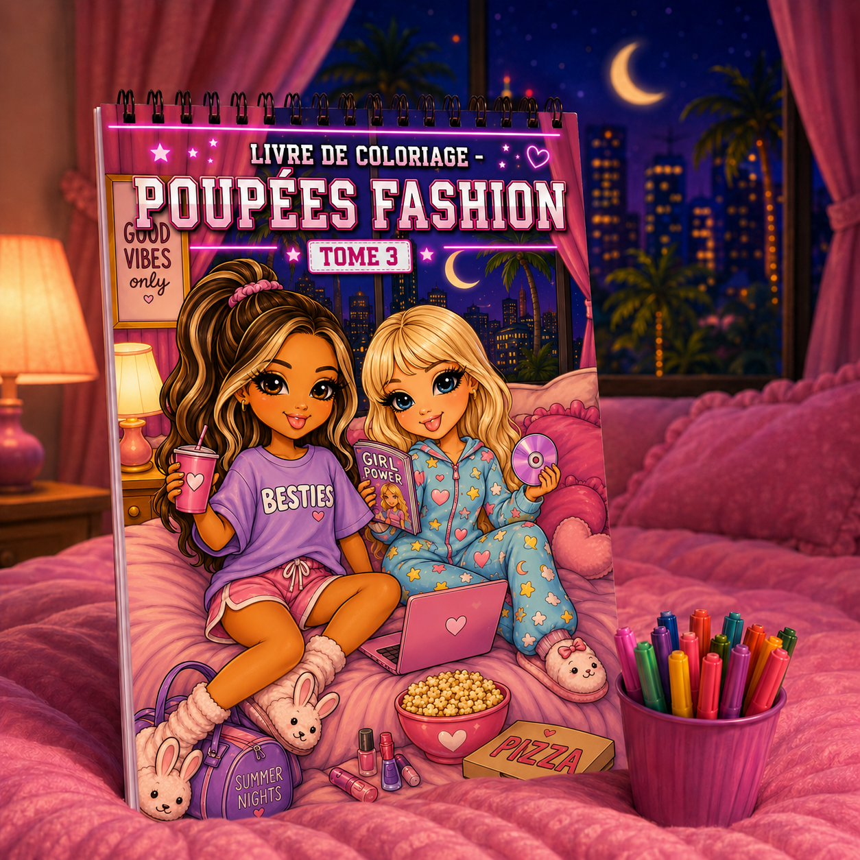 Livre de Coloriages Poupées Fashion - TOME 3 ✨