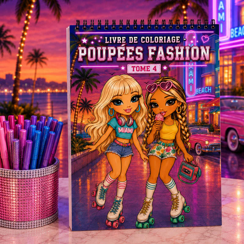 Fashion Dolls Colouring Book - VOLUME 4 ✨