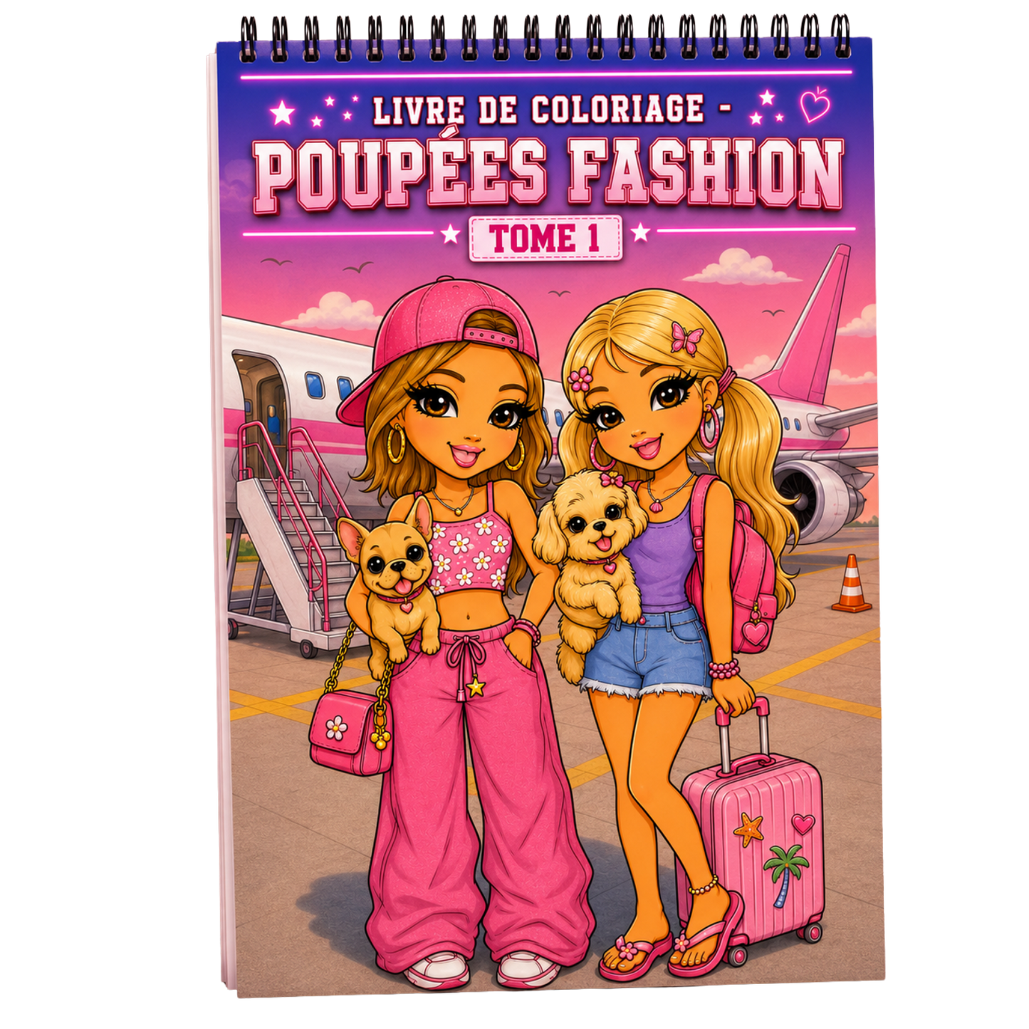 Livre de Coloriages Poupées Fashion - TOME 1 ✨