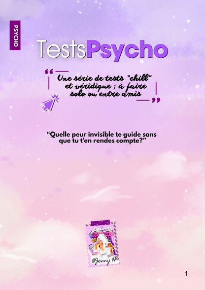Test Psycho – Quelle peur invisible te guide sans que tu t'en rendes compte ? ✨