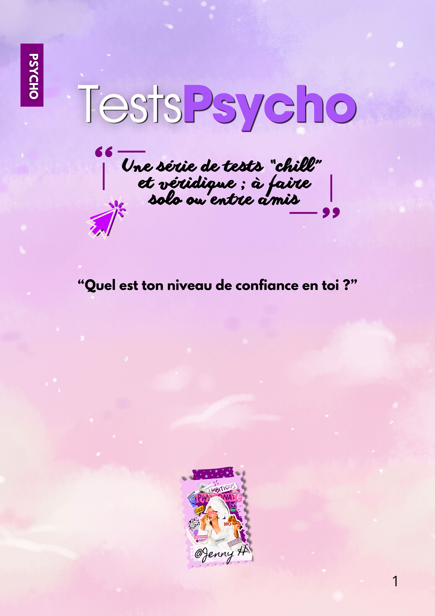 Test Psycho – Quel est ton niveau de confiance en toi ? ✨💖