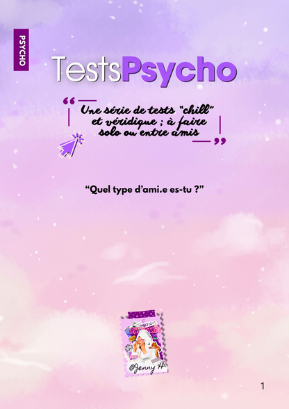 Personality Test – What kind of friend are you? ✨